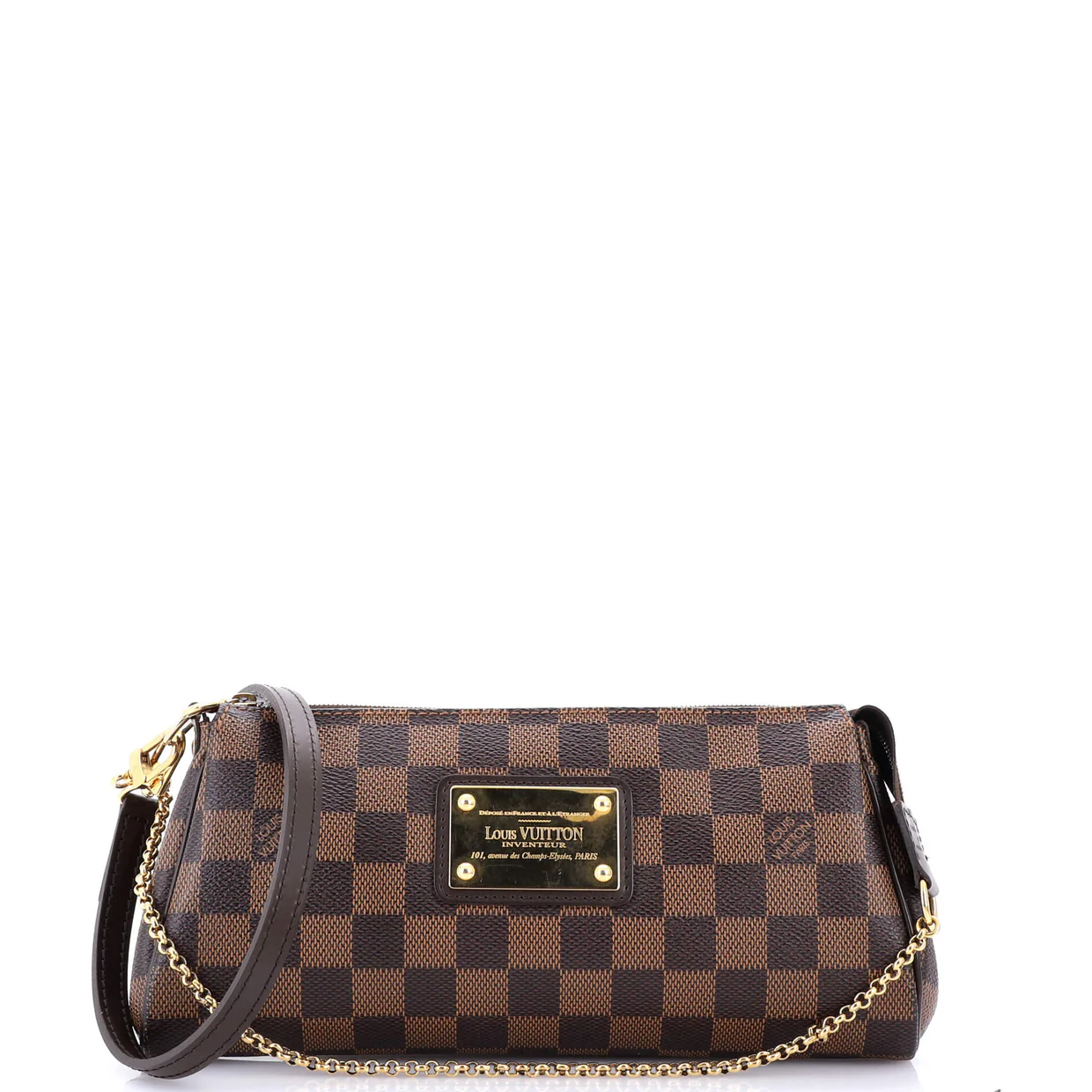 Eva Handbag Damier - Deep Luxury