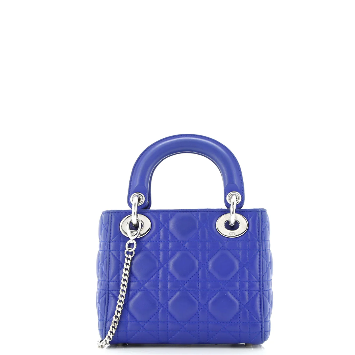 Lady Dior Chain Bag Cannage Quilt Lambskin Mini - Deep Luxury