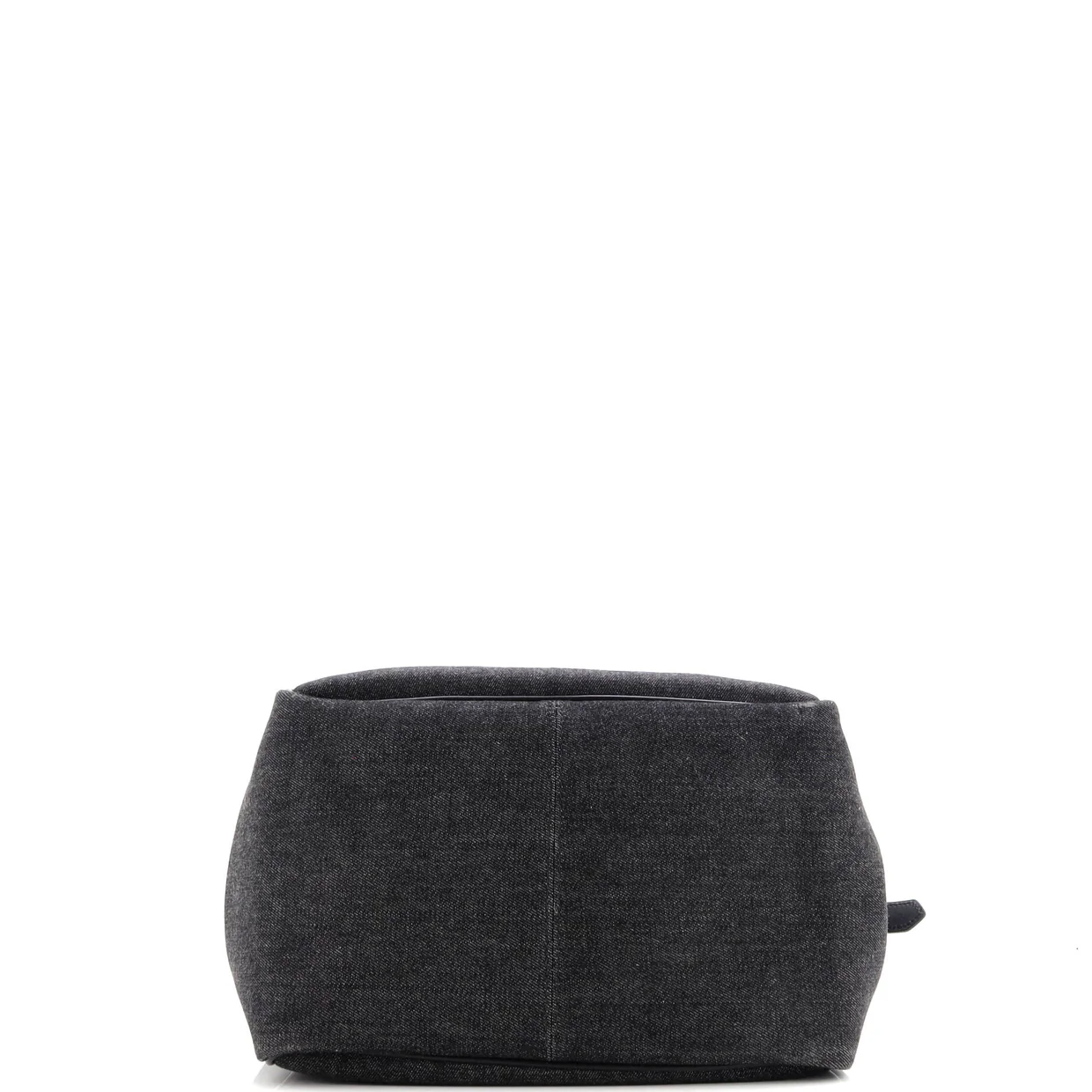 T Twist Tote Denim with Leather Large - Deep Luxury