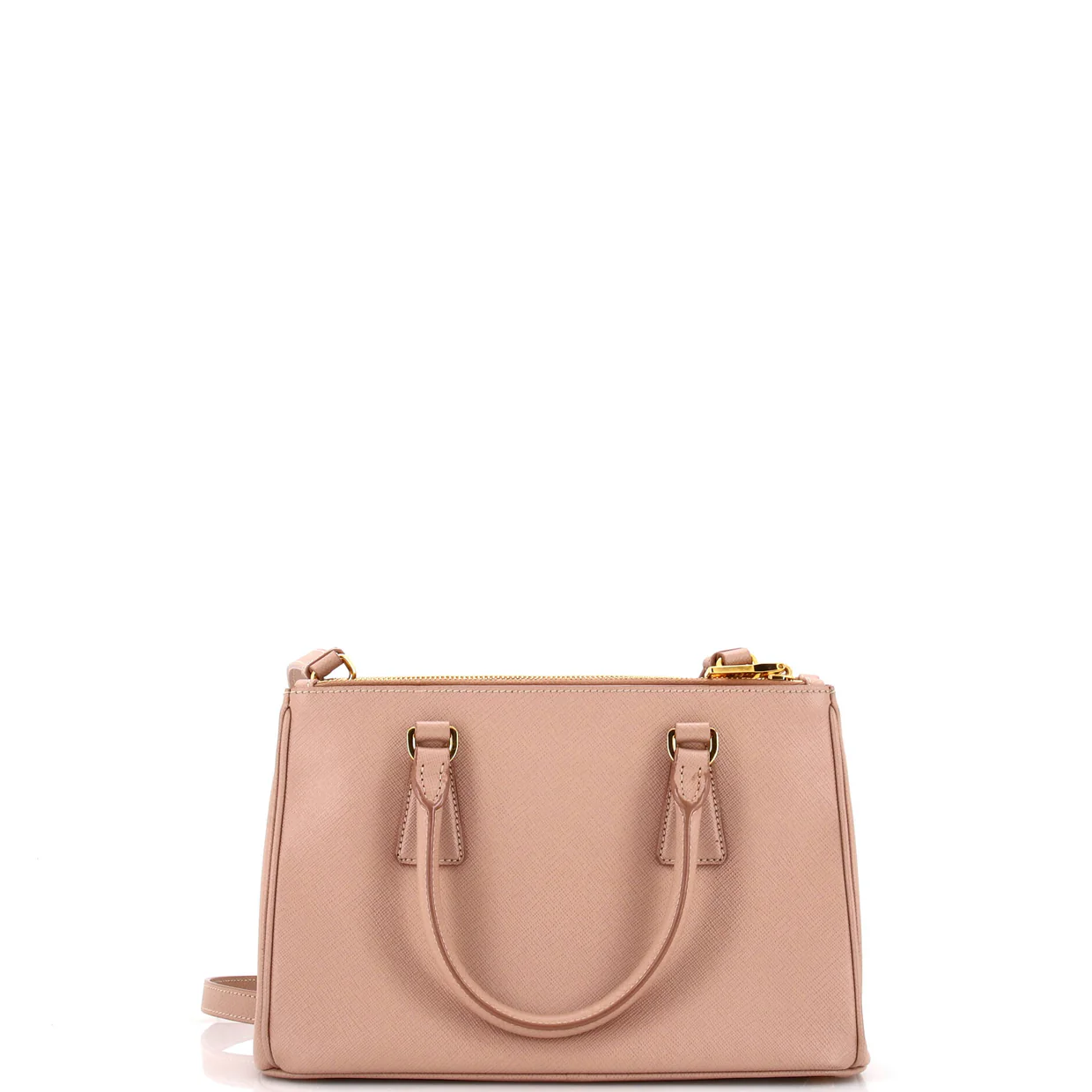 Double Zip Lux Tote Saffiano Leather Mini - Deep Luxury