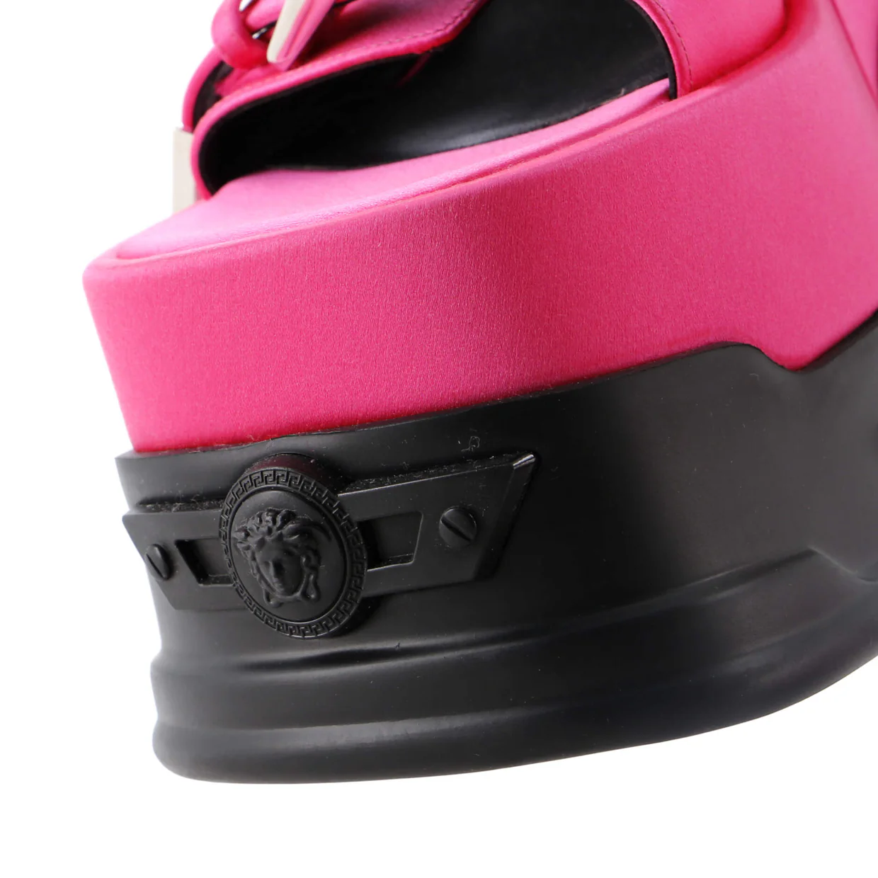 Women's Medusa Anthem Platform Sandals Satin - Deep Luxury