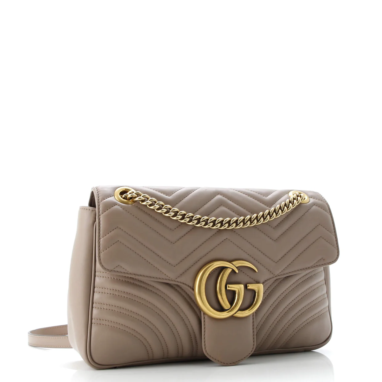 GG Marmont Flap Bag Matelasse Leather Medium - Deep Luxury