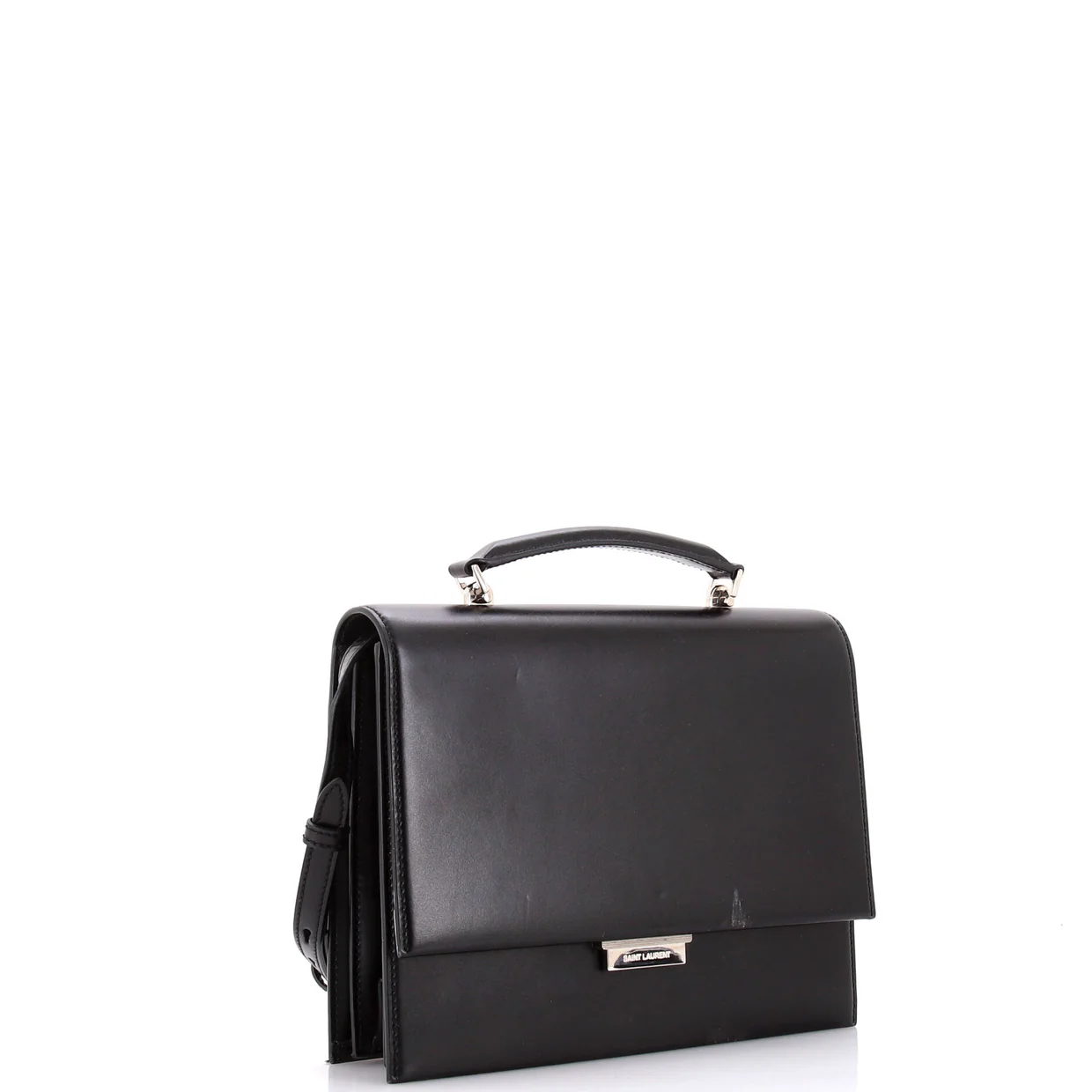 Babylone Top Handle Bag Leather Medium - Deep Luxury