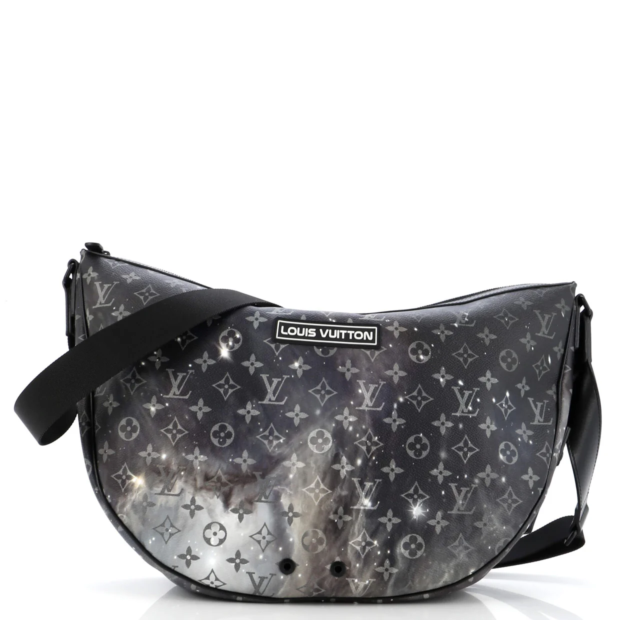 Alpha Hobo Limited Edition Monogram Galaxy Canvas - Deep Luxury