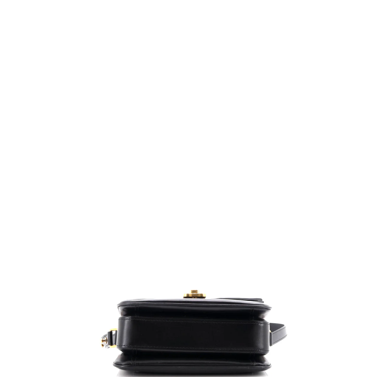 Lady Flap Shoulder Bag Leather Small - Deep Luxury