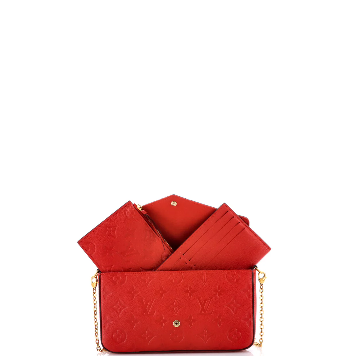 Felicie Pochette Monogram Empreinte Leather - Deep Luxury