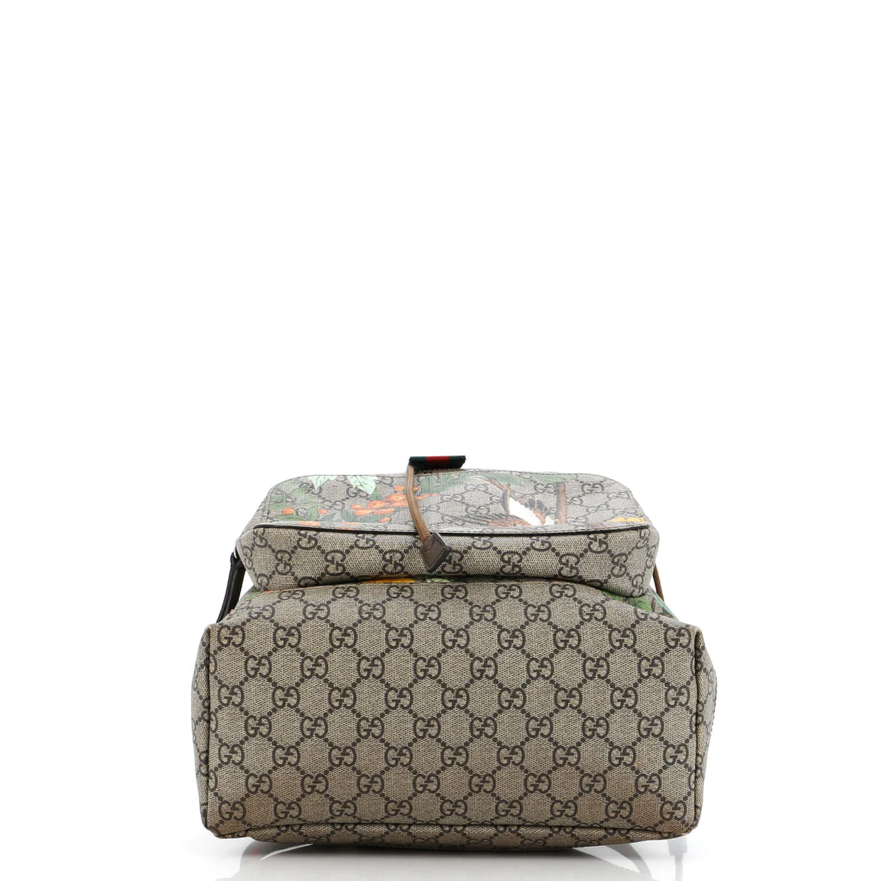 Buckle Backpack Tian Print GG Coated Canvas Medium - Deep Luxury