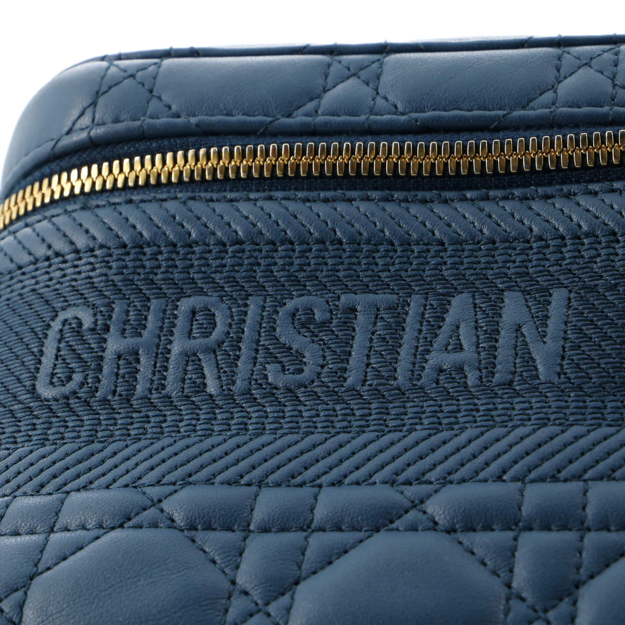 DiorTravel Convertible Vanity Case Cannage Quilt Lambskin Small - Deep Luxury