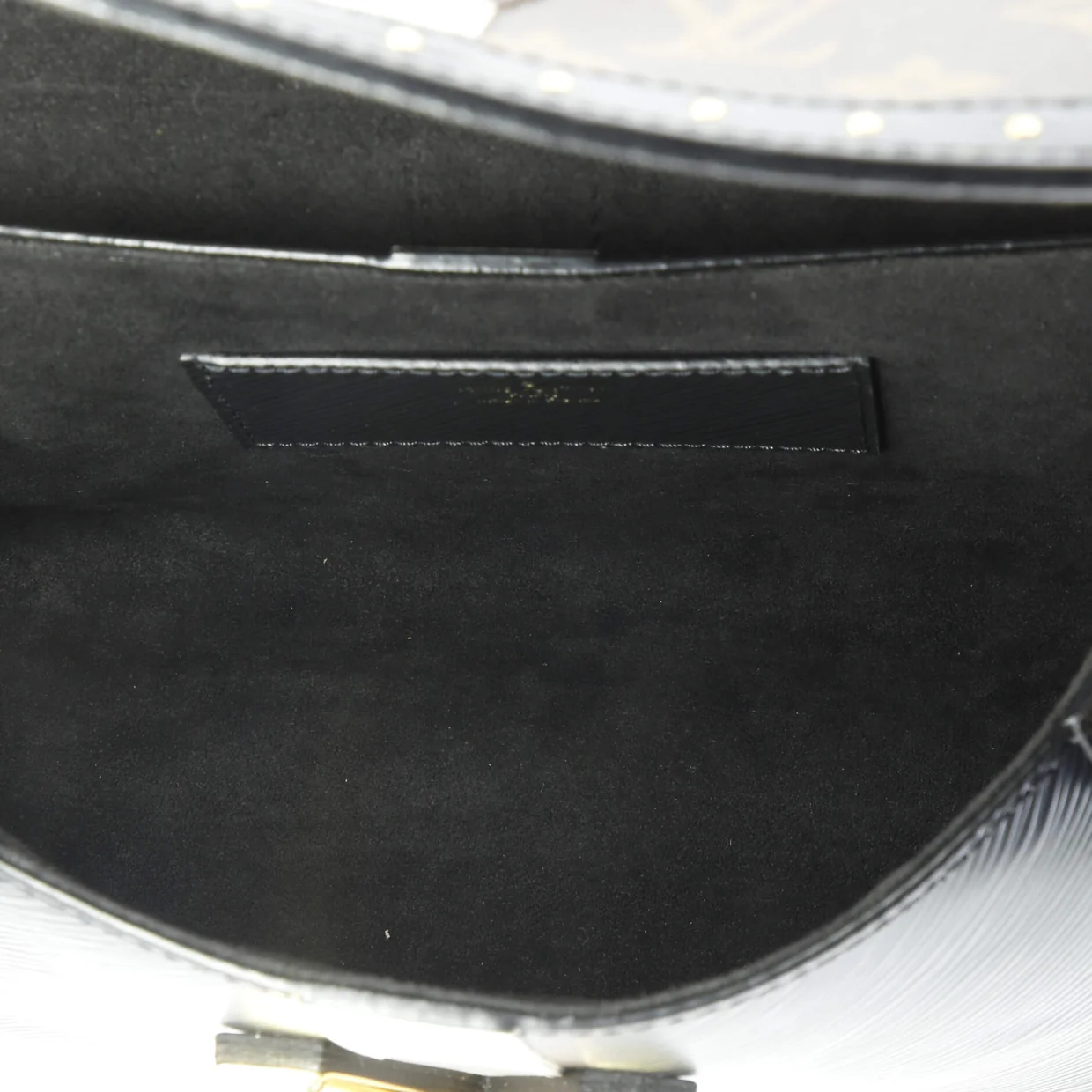 Twist Handbag Studded Epi Leather and Monogram Canvas MM - Deep Luxury