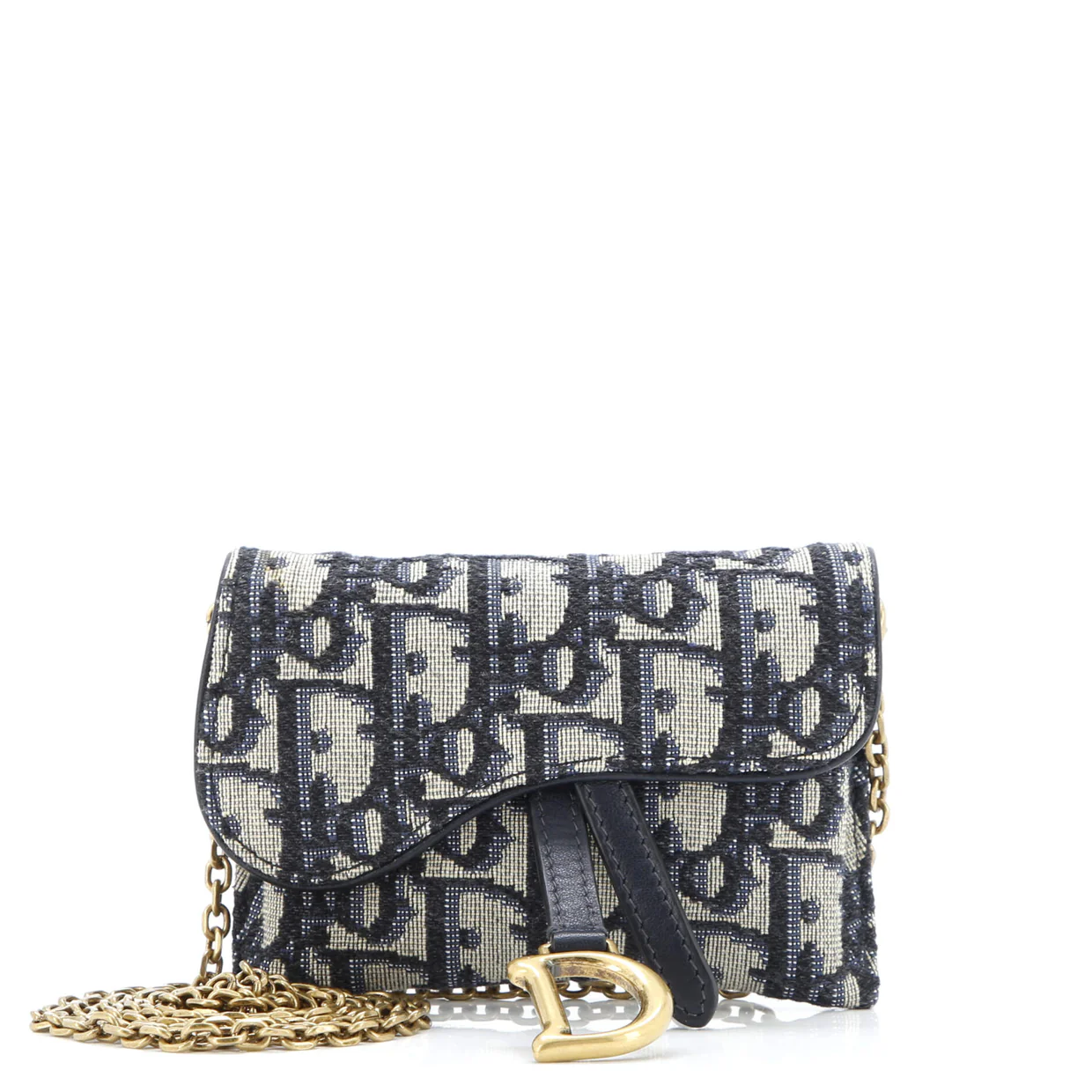 Saddle Nano Pouch Oblique Canvas - Deep Luxury