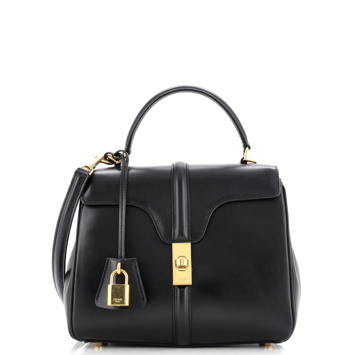 16 Top Handle Bag Smooth Calfskin Small - Deep Luxury