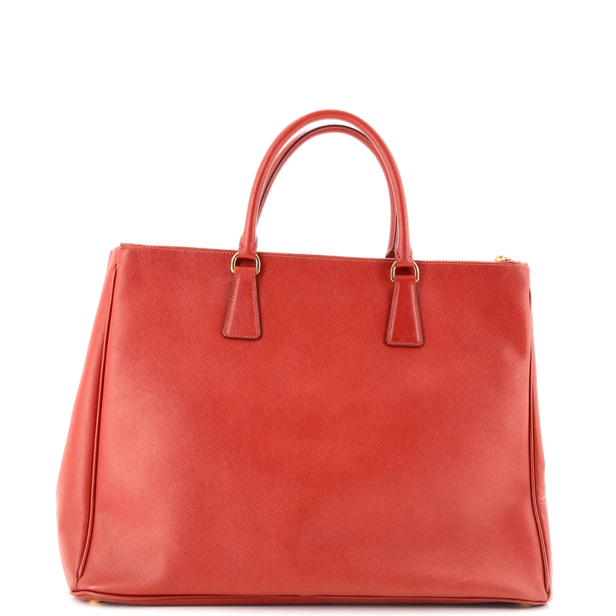 Double Zip Lux Tote Saffiano Leather Large - Deep Luxury