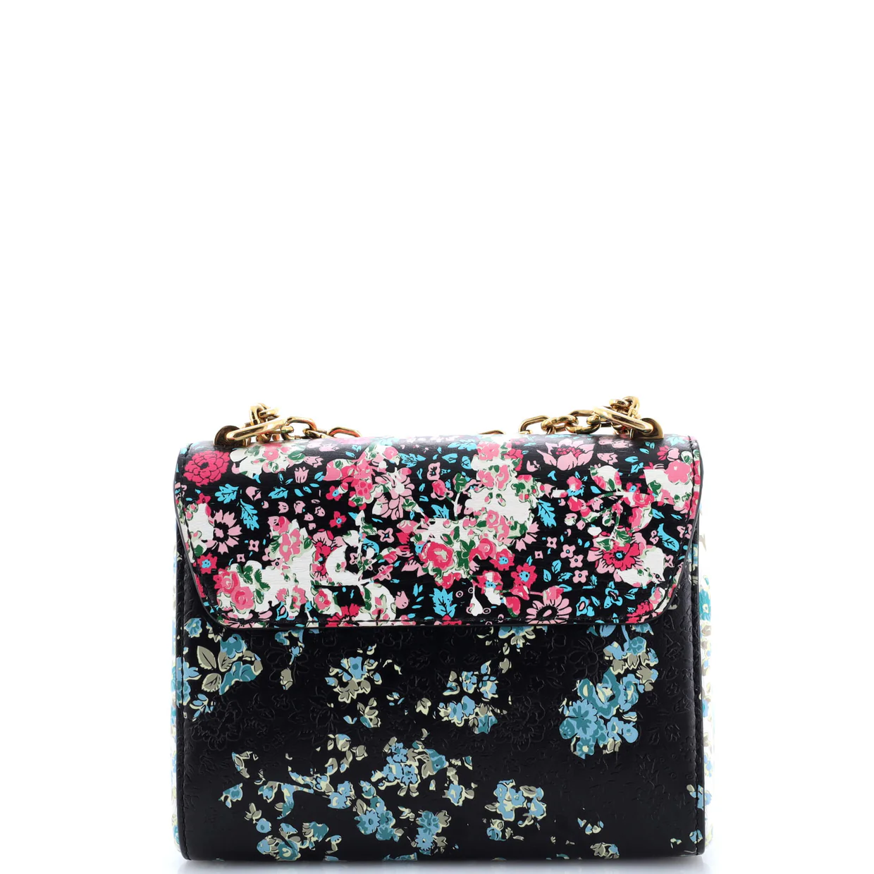 Twist Handbag Limited Edition Floral Print Leather PM - Deep Luxury