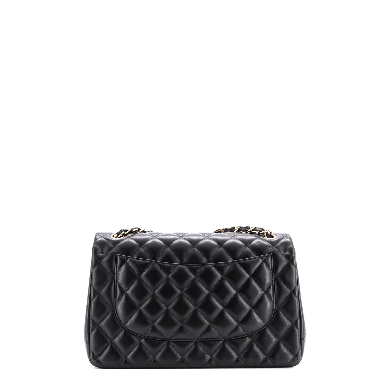 Classic Double Flap Bag Quilted Lambskin Jumbo - Deep Luxury