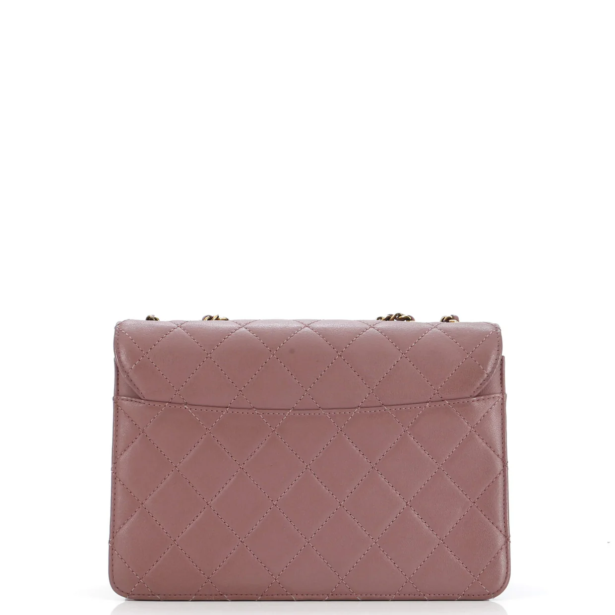 Beauty Lock Flap Bag Quilted Sheepskin Small - Deep Luxury