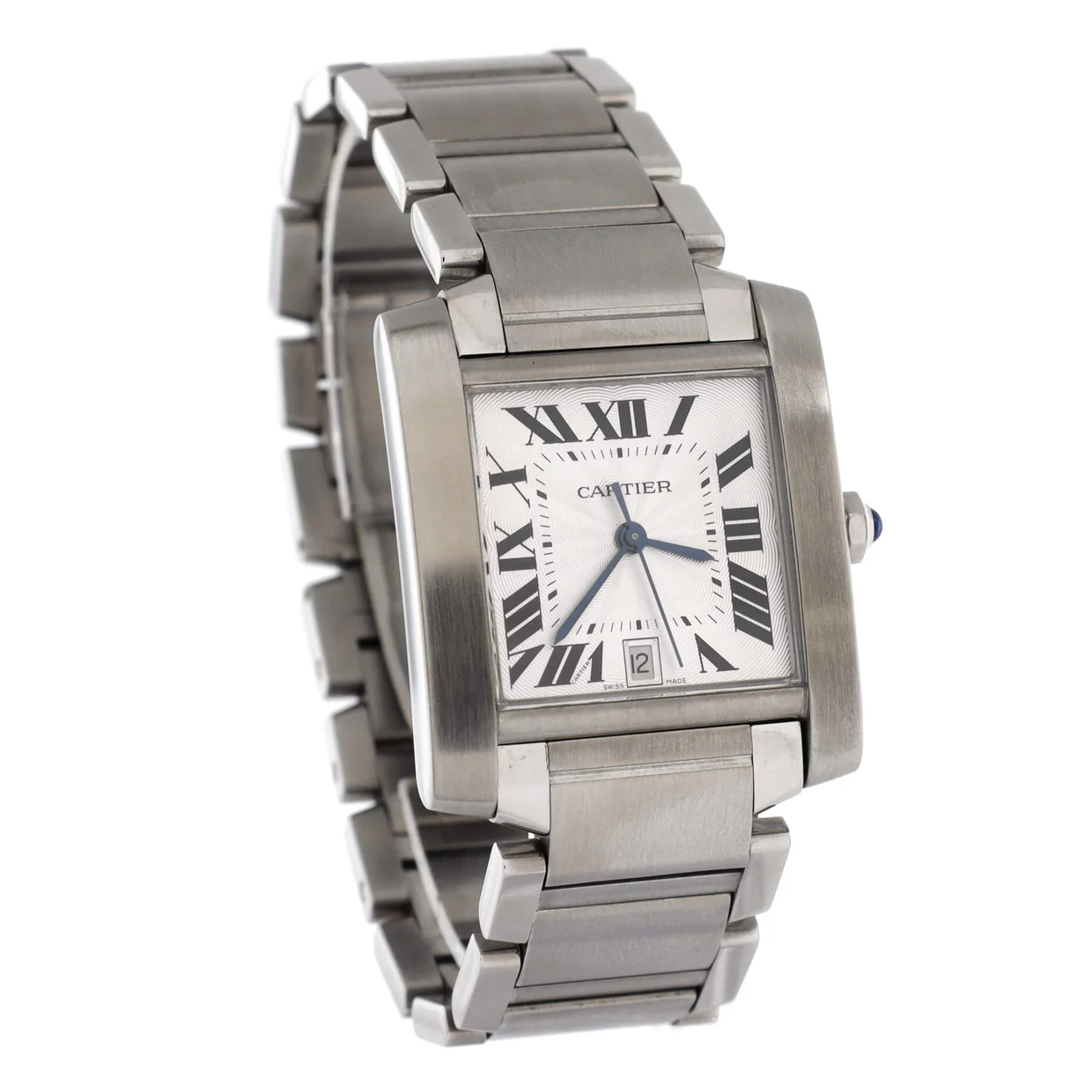 Tank Francaise Automatic Watch Stainless Steel 28 - Deep Luxury