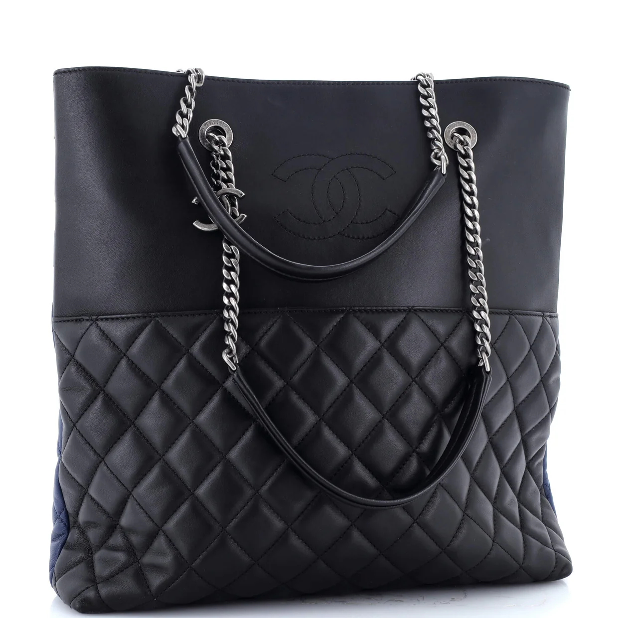 Urban Delight Chain Tote Quilted Lambskin Large - Deep Luxury