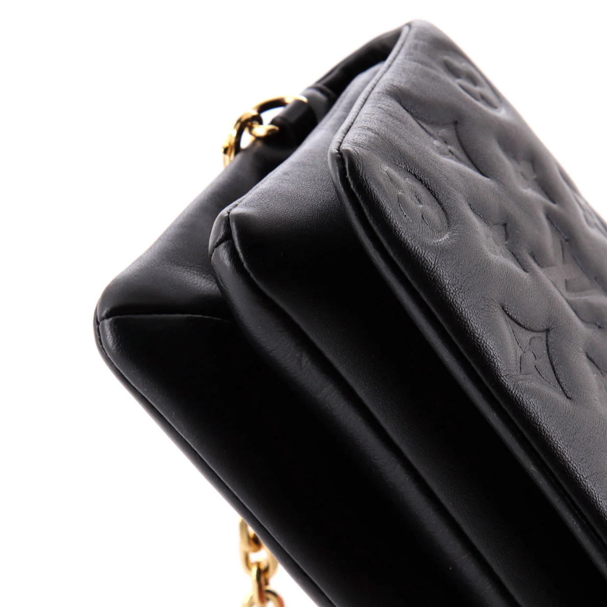 Coussin Pochette Monogram Embossed Lambskin - Deep Luxury