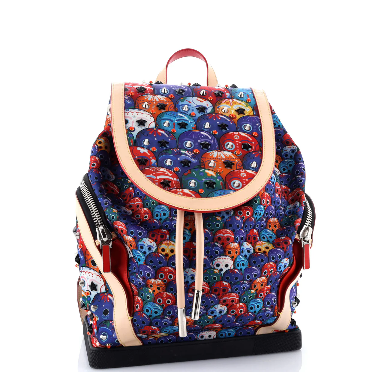 Explorafunk Backpack Spiked Printed Nylon - Deep Luxury