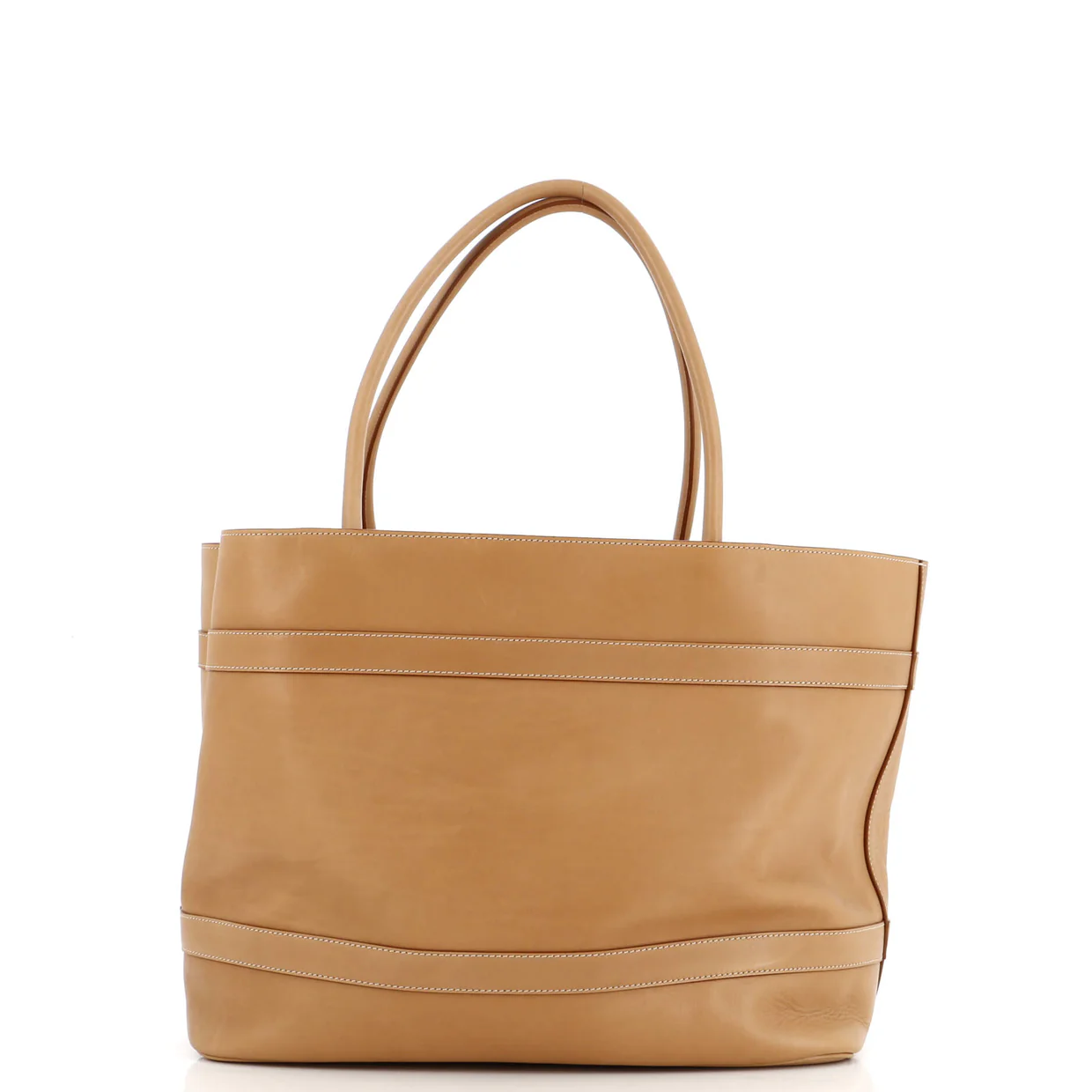 Rive Gauche Tote Bag Leather Large - Deep Luxury