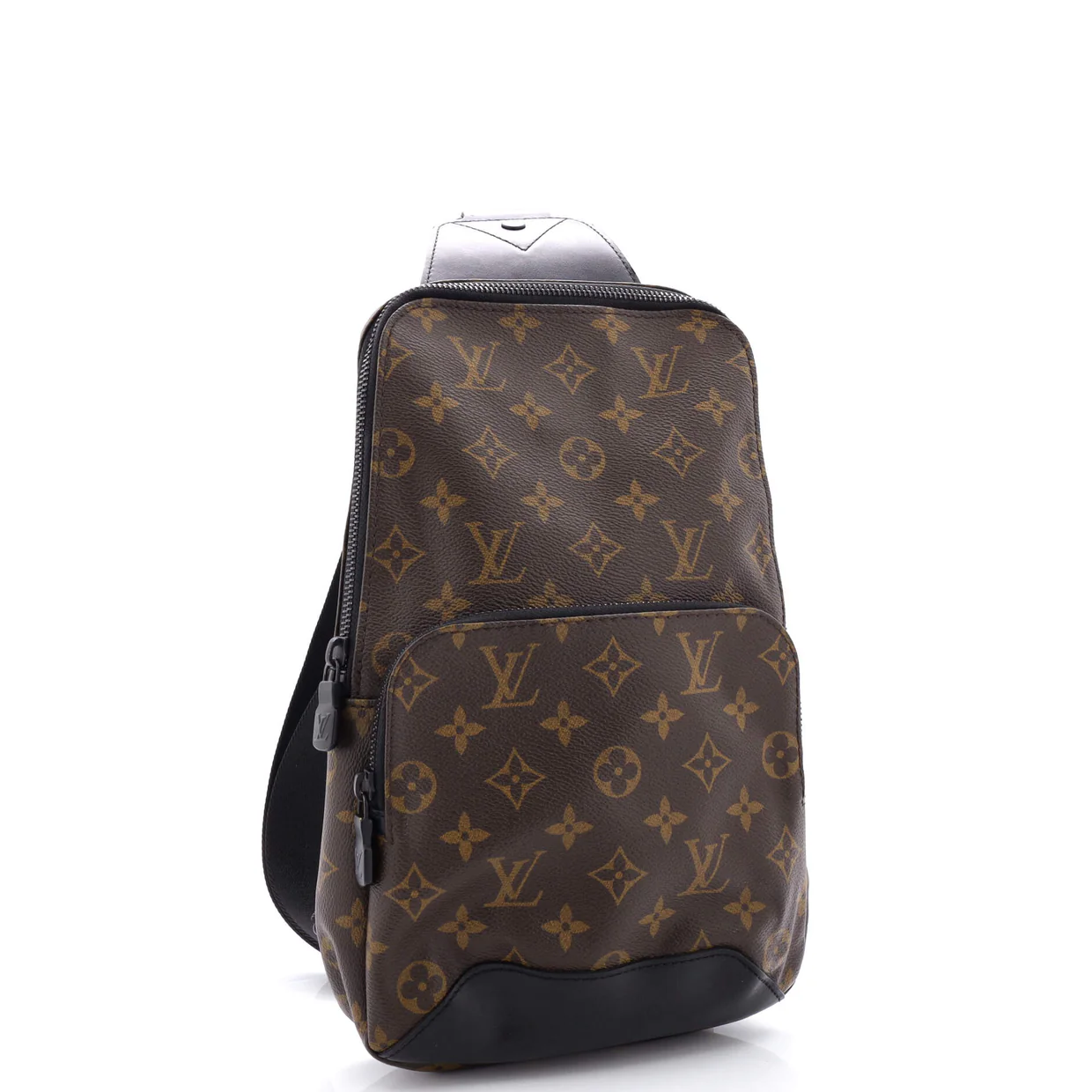 Avenue Sling Bag Macassar Monogram Canvas - Deep Luxury