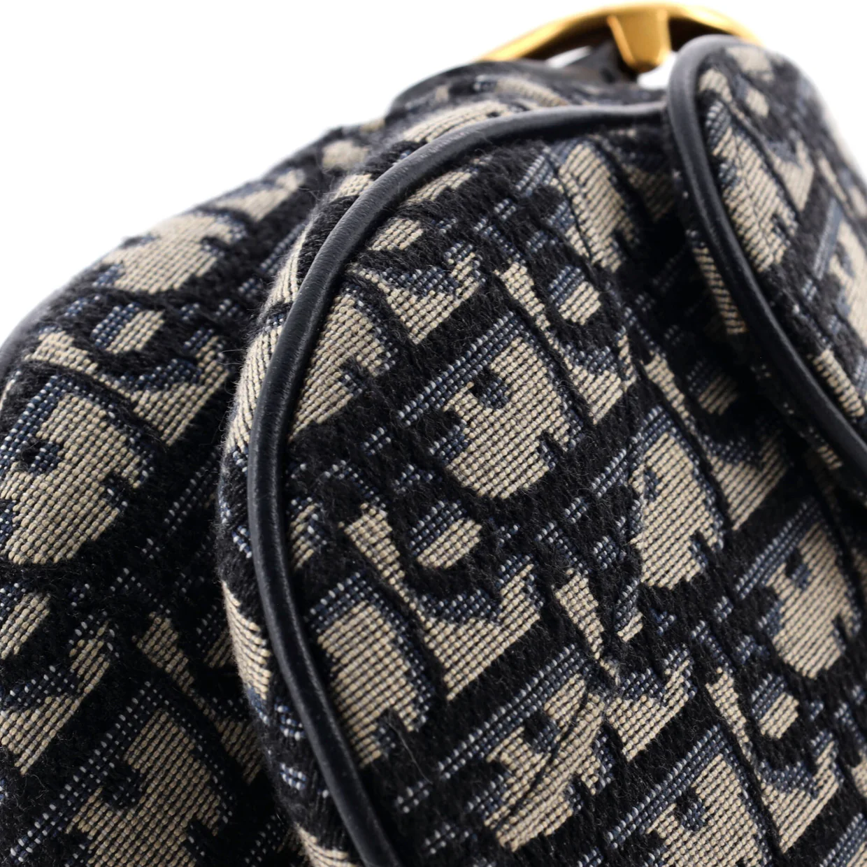 Saddle Handbag Oblique Canvas Mini - Deep Luxury