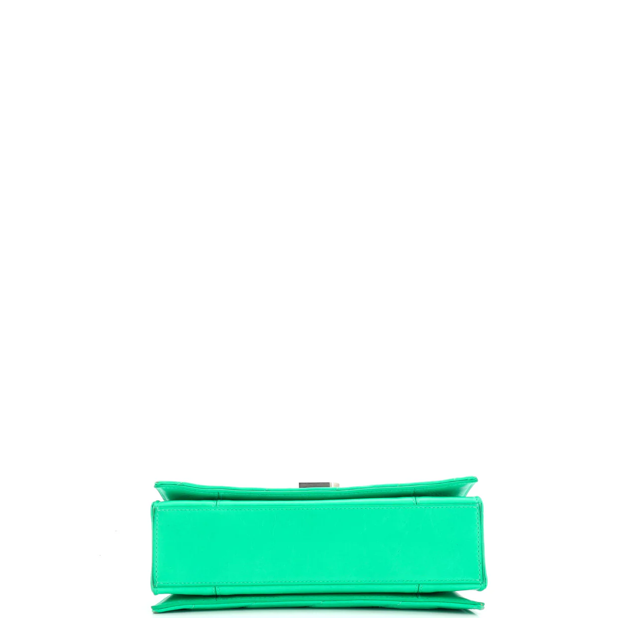 Crush Chain Flap Bag Quilted Crushed Calfskin Small - Deep Luxury