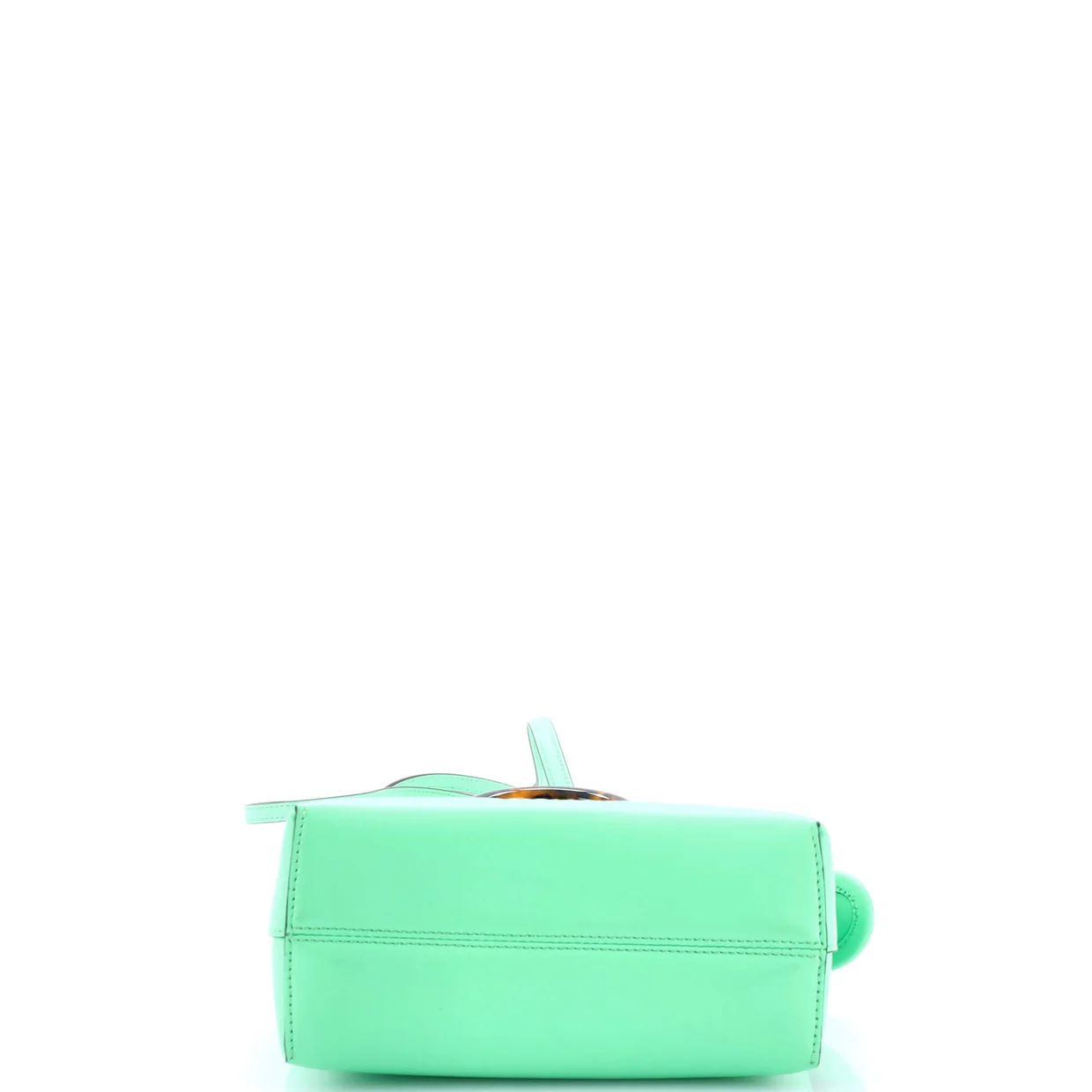 Logo By The Way Top Handle Bag Embossed Leather Mini - Deep Luxury