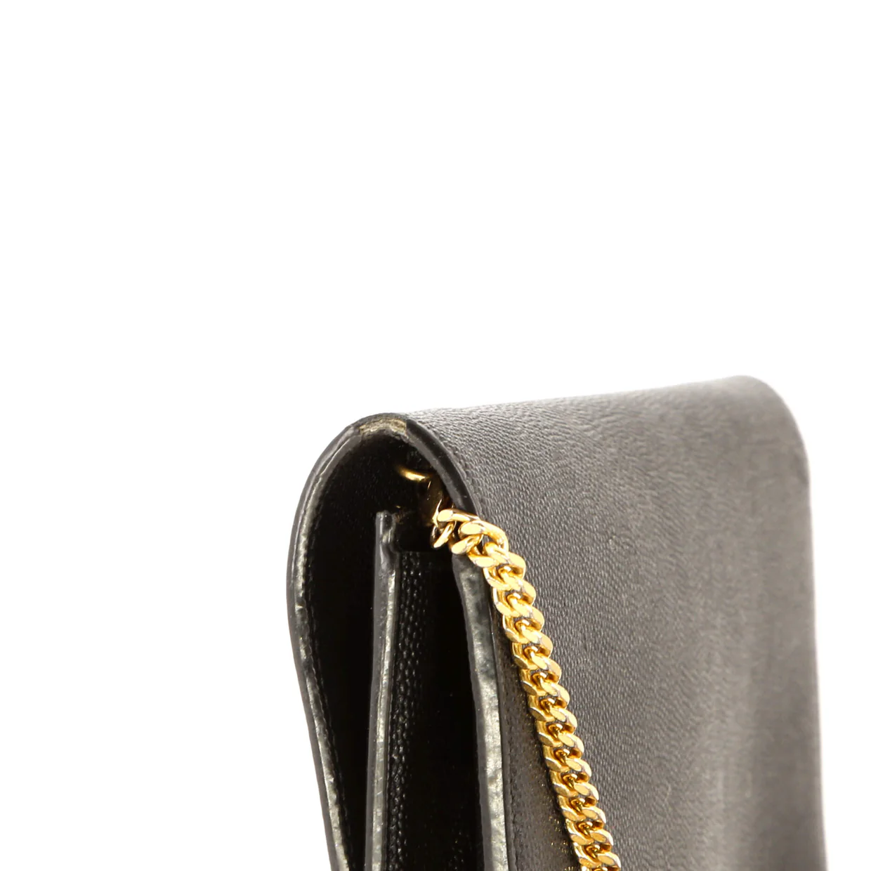 Uptown Chain Wallet Leather - Deep Luxury
