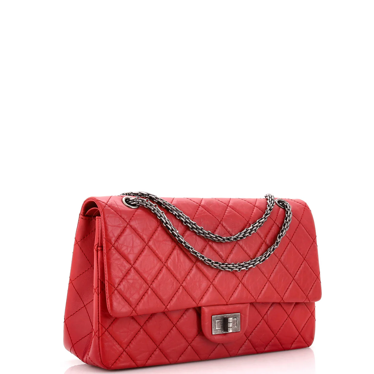 Reissue 2.55 Flap Bag Quilted Aged Calfskin 227 - Deep Luxury