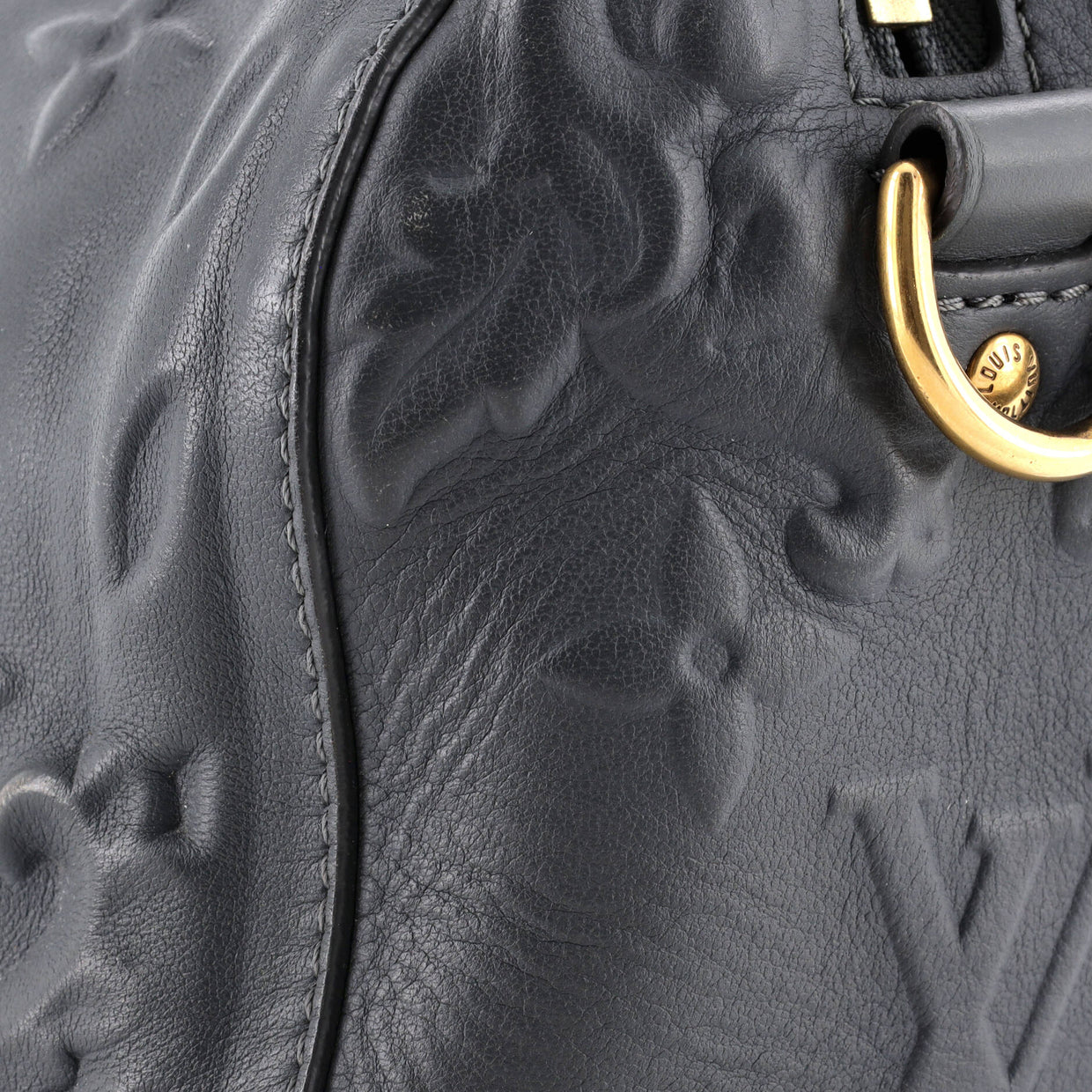 City Keepall Bag Limited Edition Decorative Debossed Calfskin - Deep Luxury