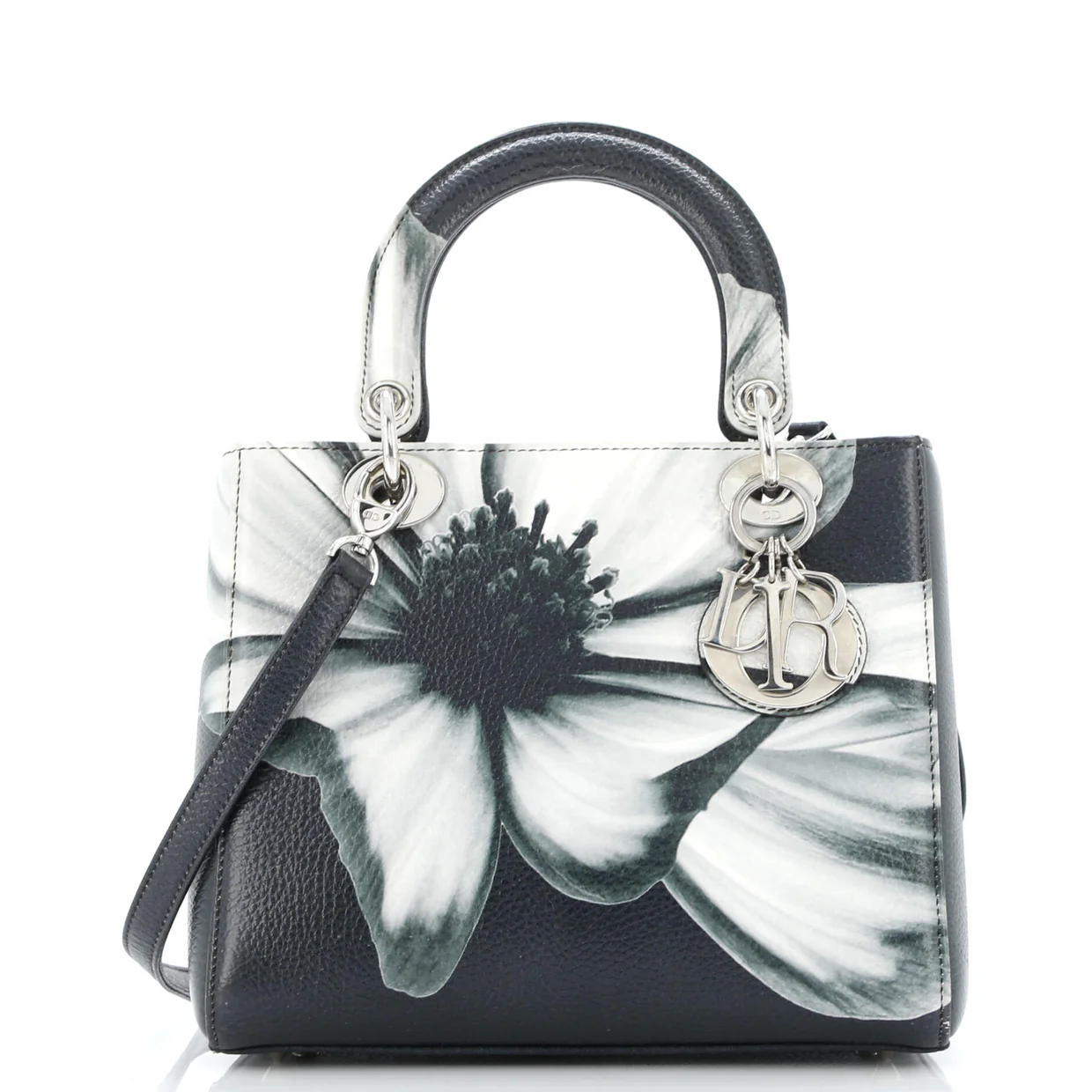 Lady Dior Bag Printed Leather Medium - Deep Luxury
