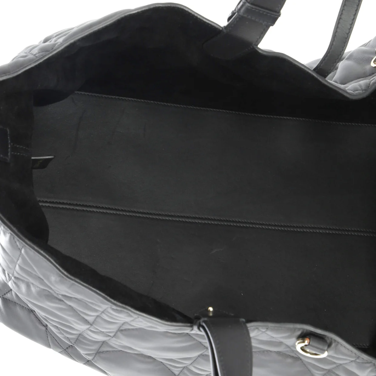 Toujours Tote Bag Macrocannage Quilt Calfskin Large - Deep Luxury