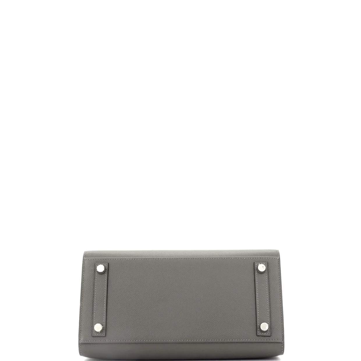 Birkin Sellier Bag Grey Epsom with Palladium Hardware 25 - Deep Luxury