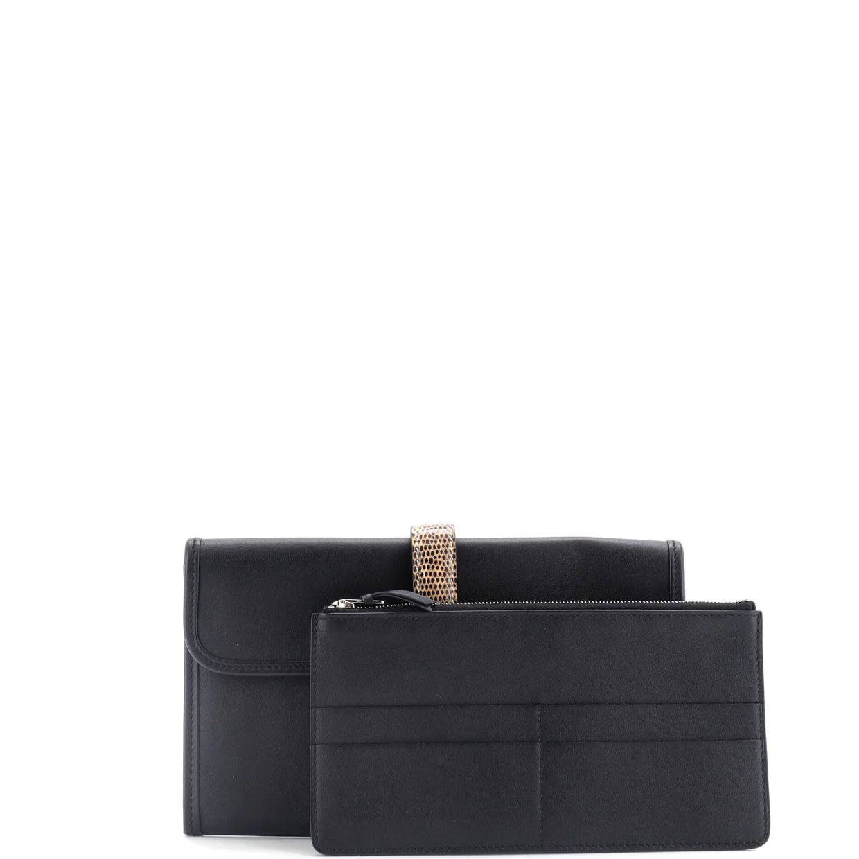 Jige Duo Clutch Swift with Lizard - Deep Luxury