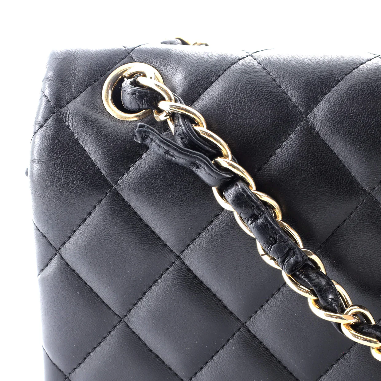 Classic Double Flap Bag Quilted Lambskin Jumbo - Deep Luxury