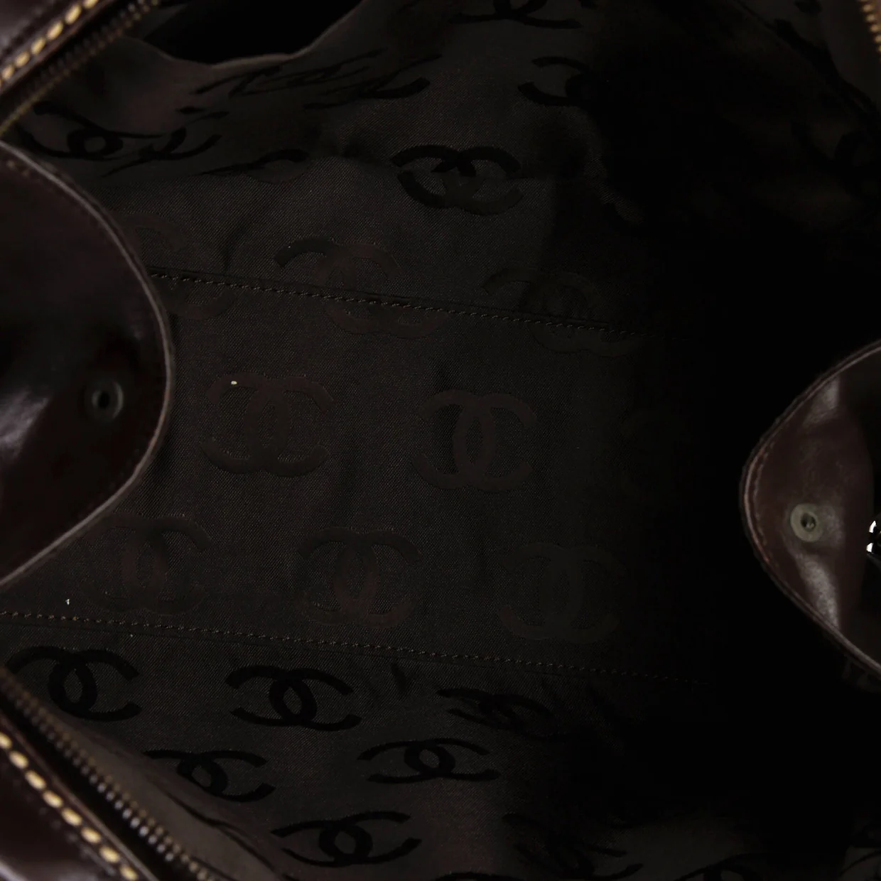 Surpique Zip Around Satchel Quilted Leather Large - Deep Luxury