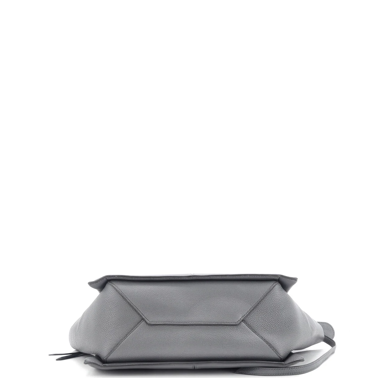 Tri-Fold Shoulder Bag Grained Calfskin Small - Deep Luxury