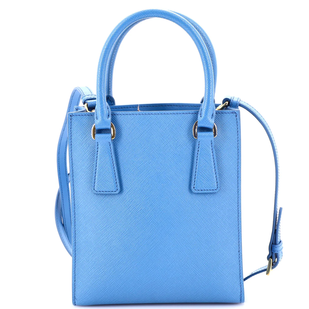 Convertible Open Tote Saffiano Leather Mini - Deep Luxury