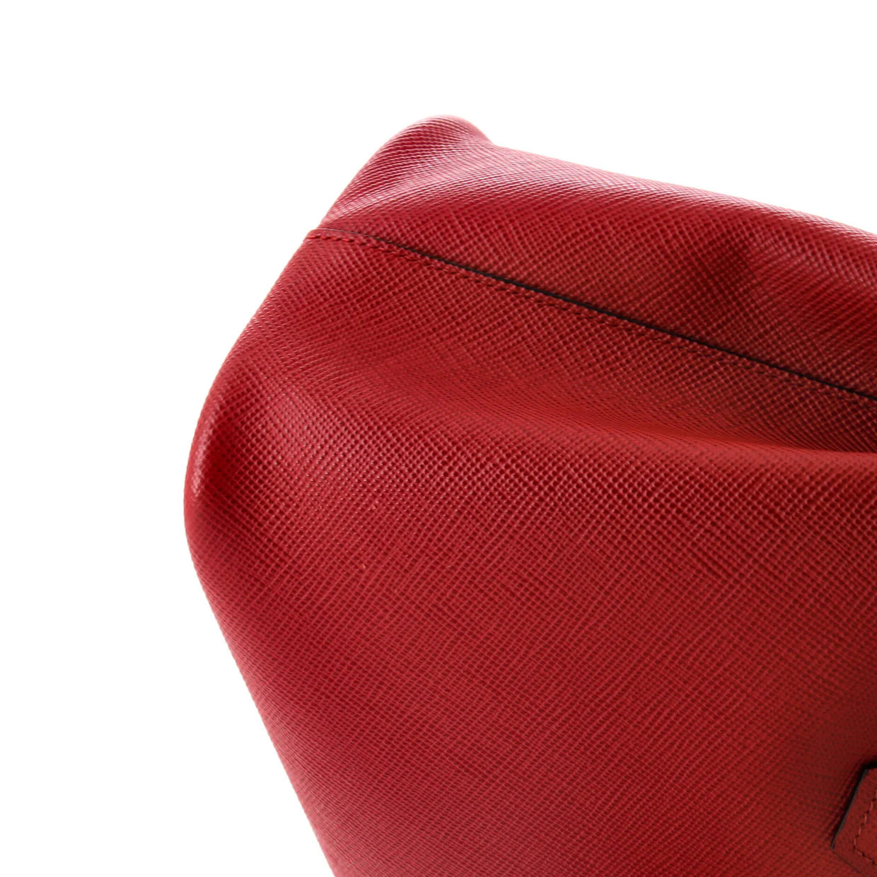 Cuir Double Tote Saffiano Leather Medium - Deep Luxury