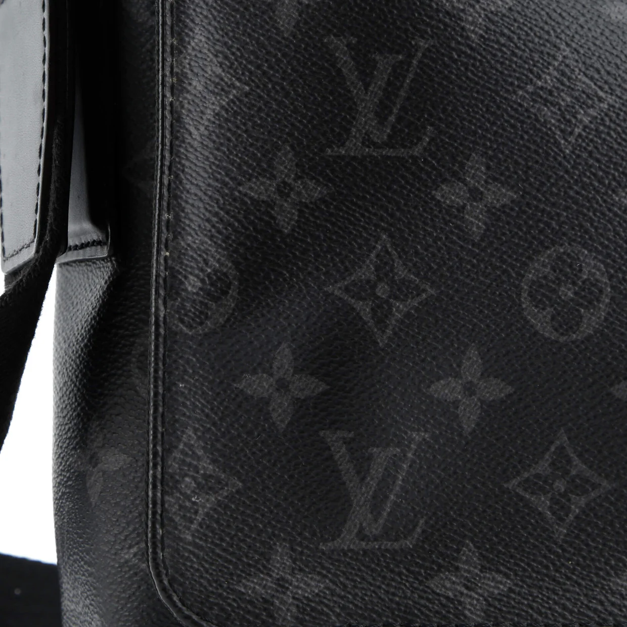 District Messenger Bag Monogram Eclipse Canvas PM - Deep Luxury