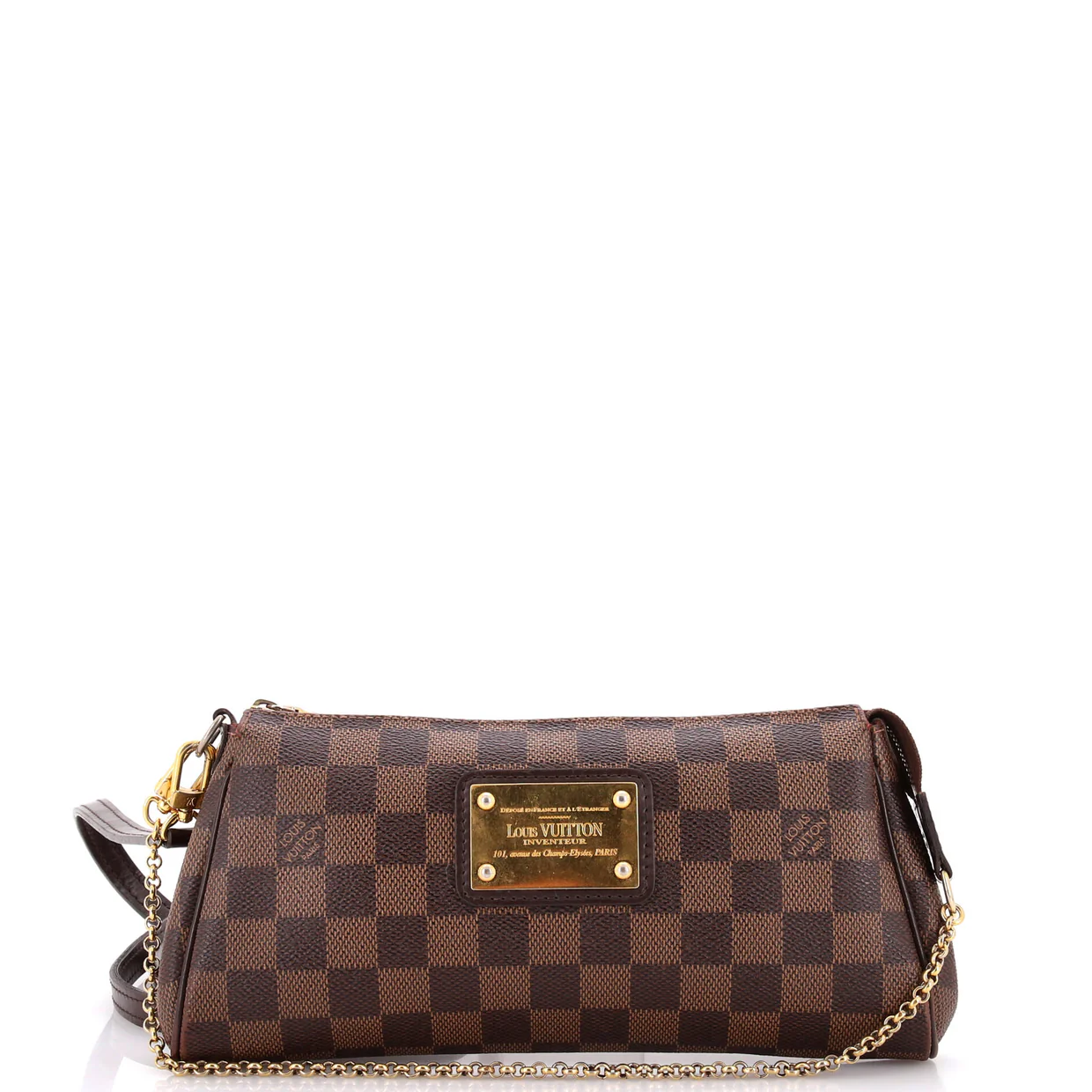 Eva Handbag Damier - Deep Luxury