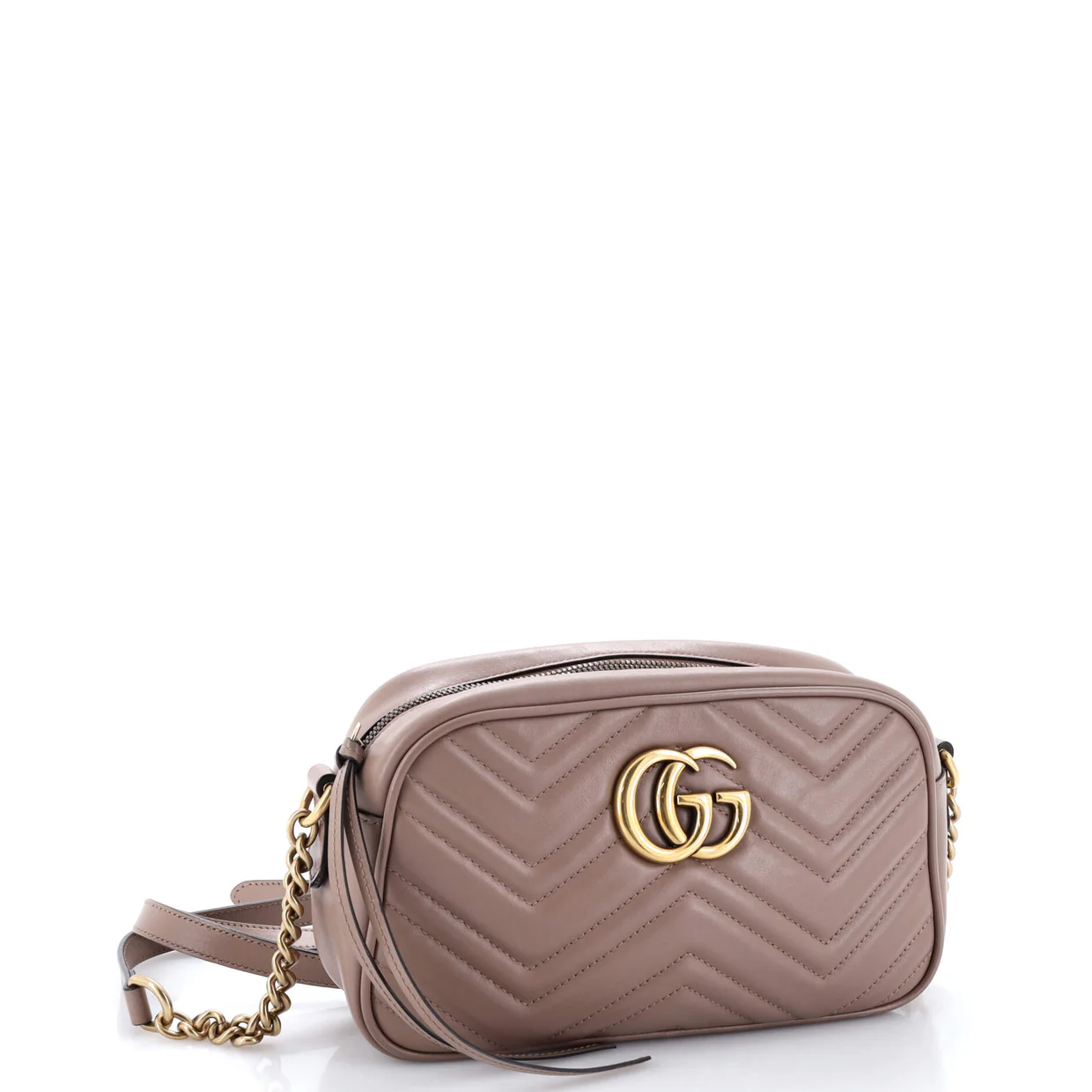 GG Marmont Shoulder Bag Matelasse Leather Small - Deep Luxury
