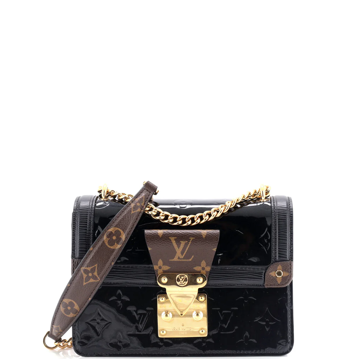 Wynwood Handbag Monogram Vernis with Monogram Canvas and Epi Leather - Deep Luxury
