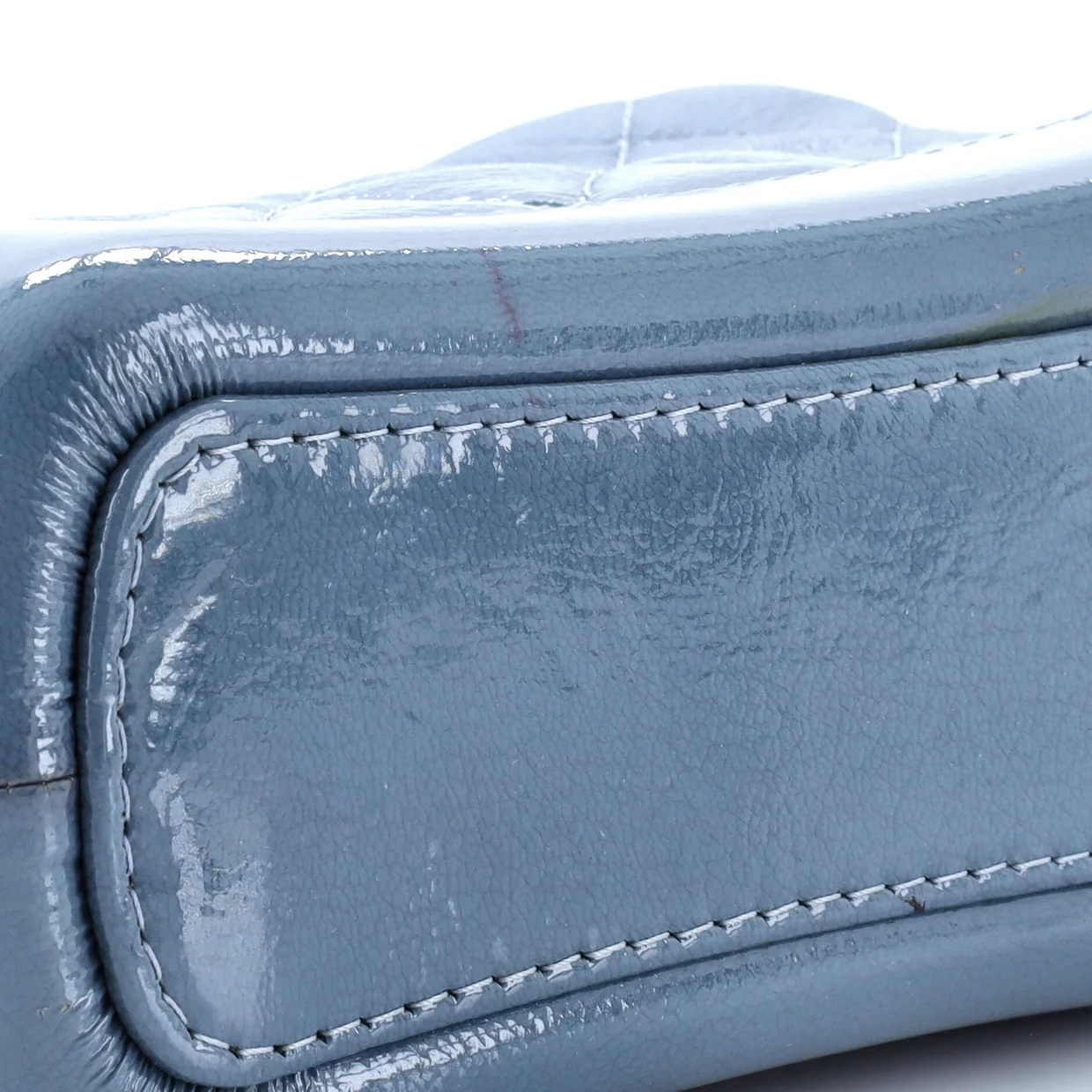 Gabrielle Hobo Quilted Goatskin and Patent Small - Deep Luxury