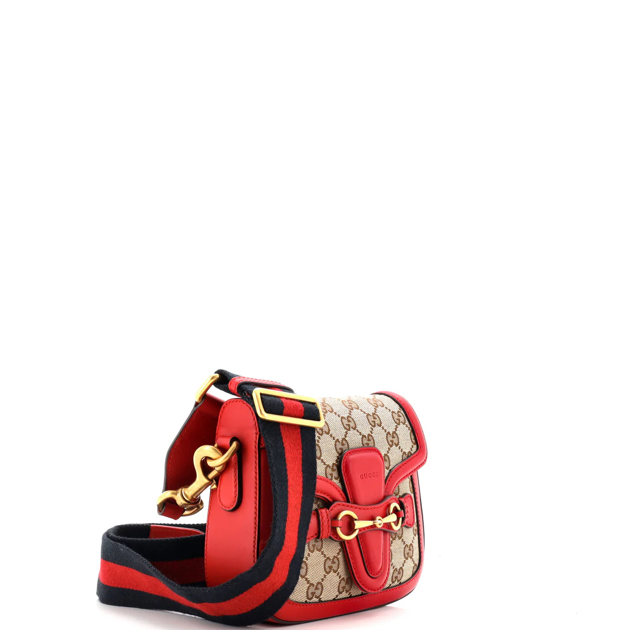 Lady Web Shoulder Bag GG Canvas Small - Deep Luxury