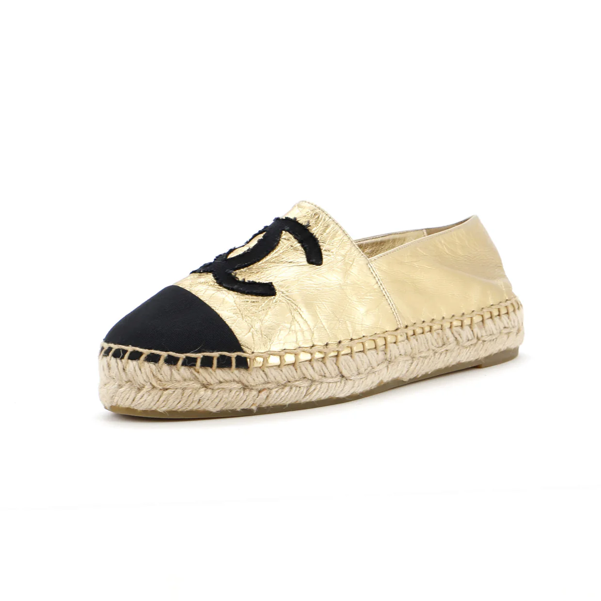 Women's CC Cap Toe Espadrilles Leather - Deep Luxury