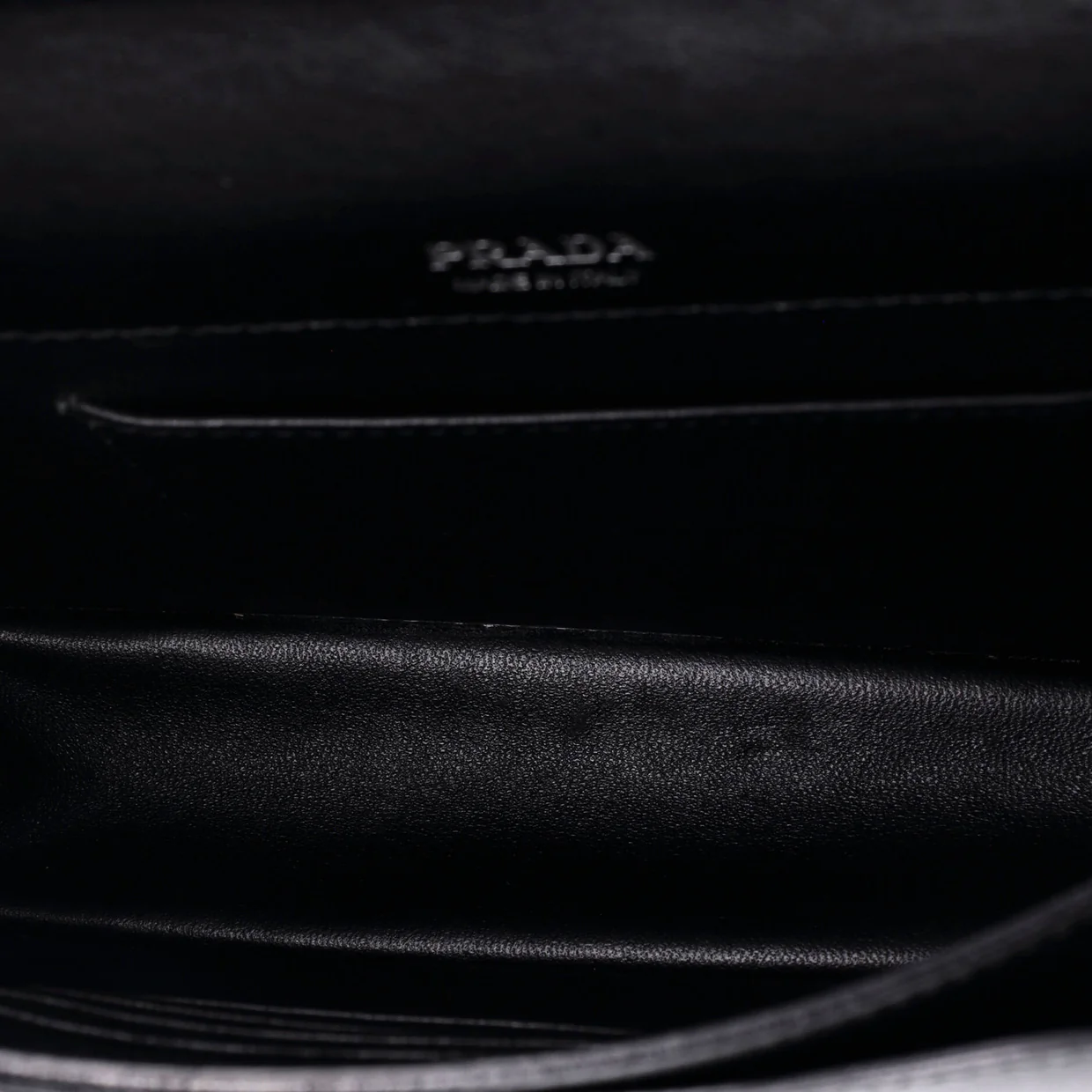 Envelope Flap Bag with Nylon Strap Saffiano with City Calf Mini - Deep Luxury