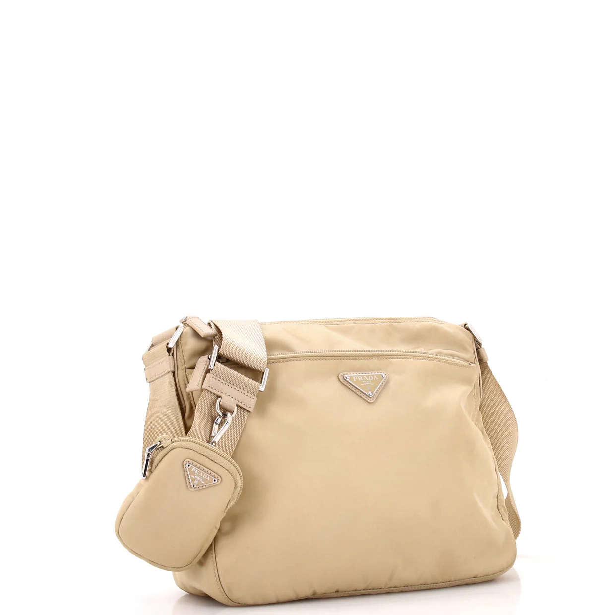 Re-Edition Front Pocket Messenger Bag Tessuto Large - Deep Luxury