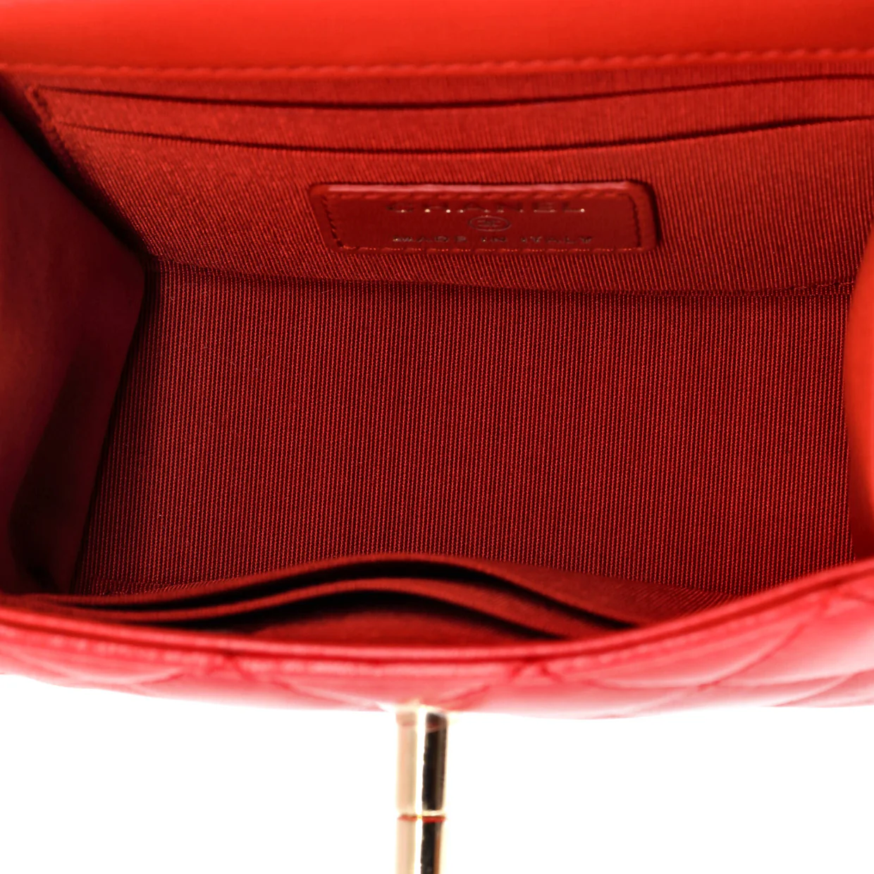 Trendy CC Clutch with Chain Quilted Lambskin Small - Deep Luxury